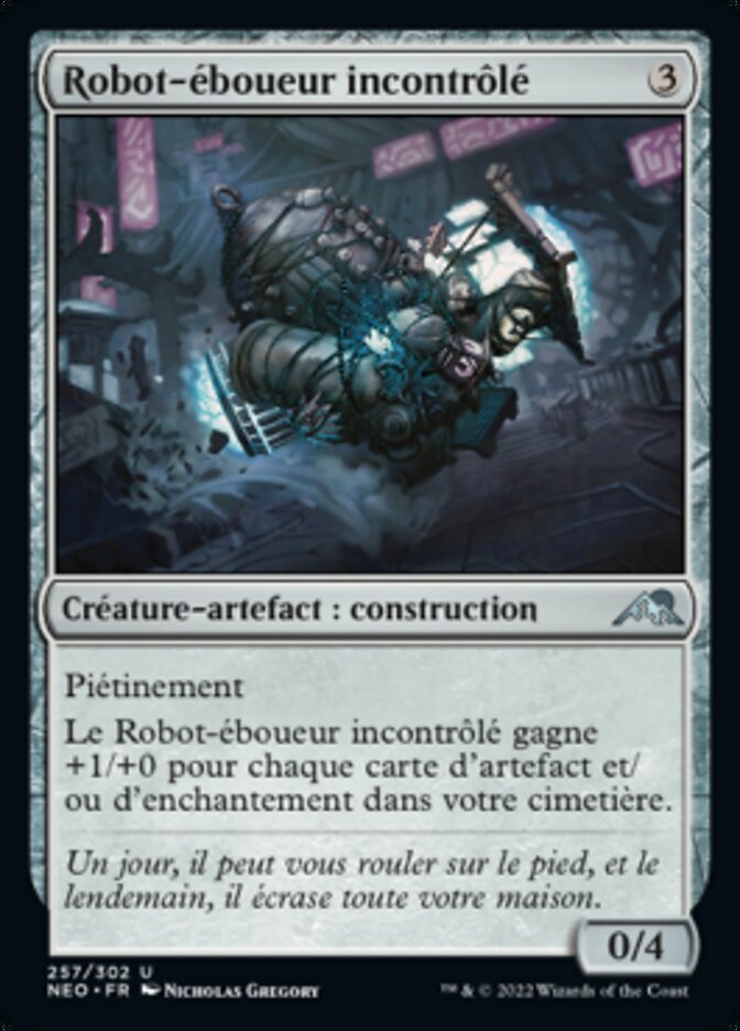 Robot-éboueur incontrôlé — Kamigawa: Neon Dynasty 257/531
