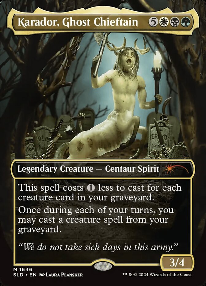 Karador, Ghost Chieftain — Secret Lair Drop 1646/2754