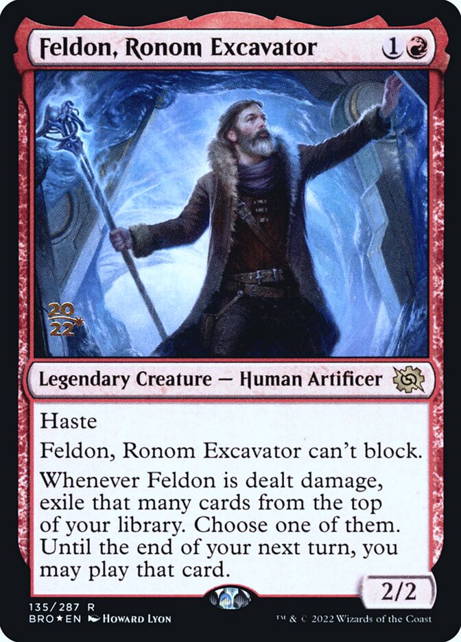 Feldon, Ronom Excavator — The Brothers' War Promos 135s/171