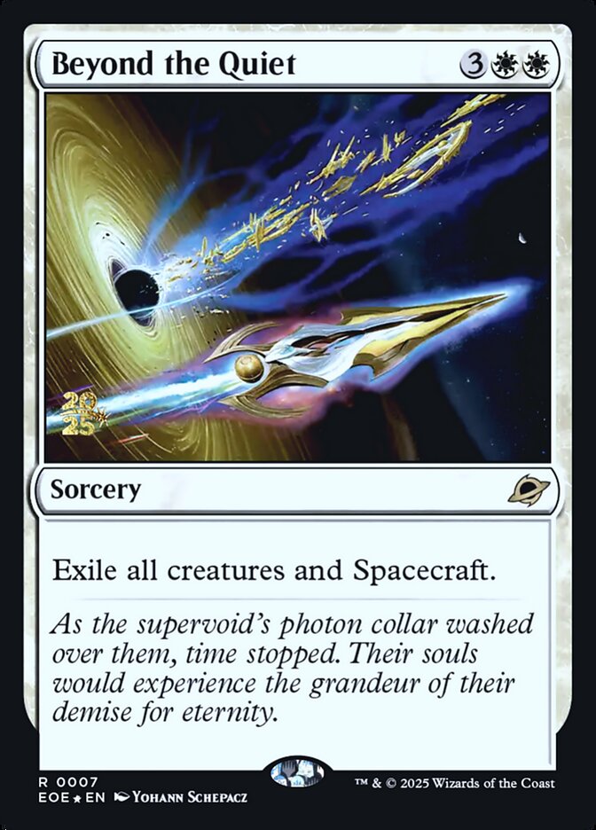 Beyond the Quiet — Edge of Eternities Promos 7s/160