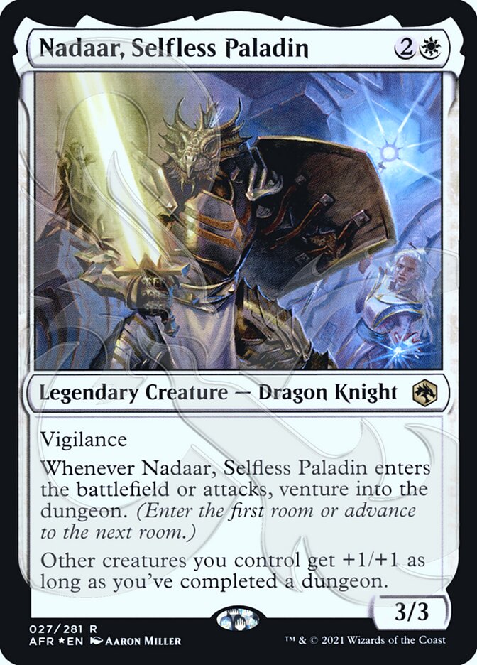 Nadaar, Selfless Paladin — Adventures in the Forgotten Realms Promos 27a/241
