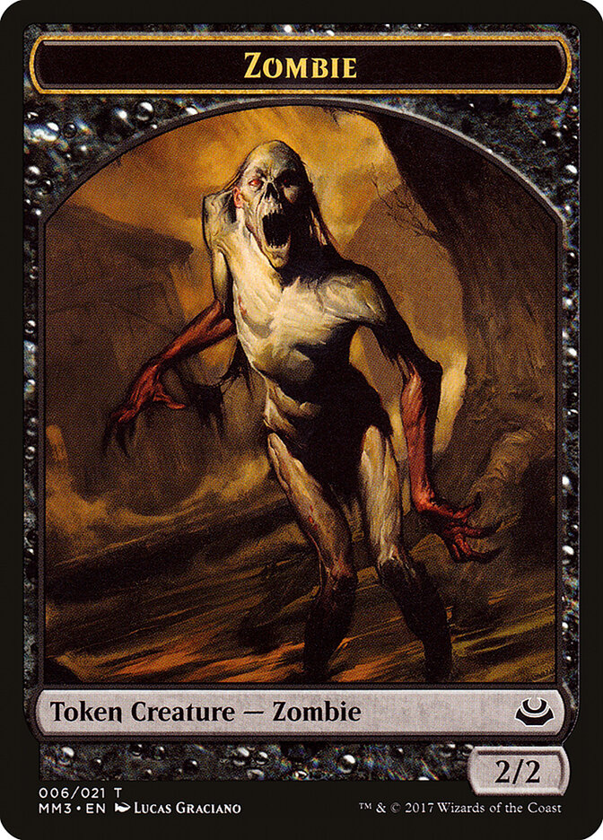 Zombie — Modern Masters 2017 Tokens 6/21