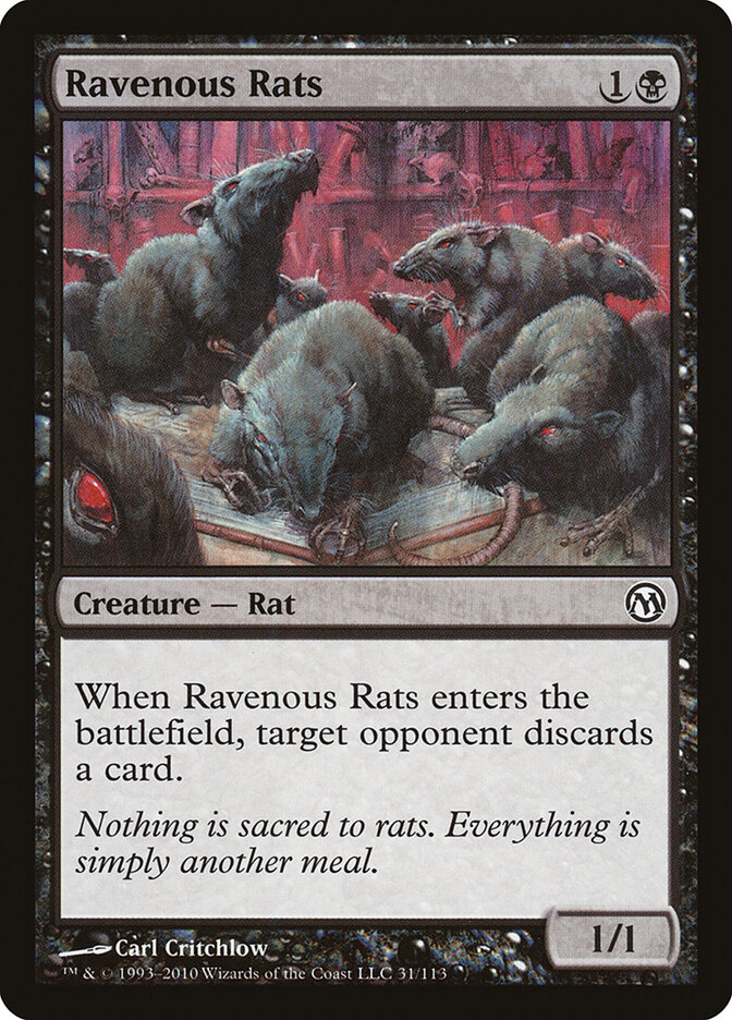 Ravenous Rats — Duels of the Planeswalkers 31/113