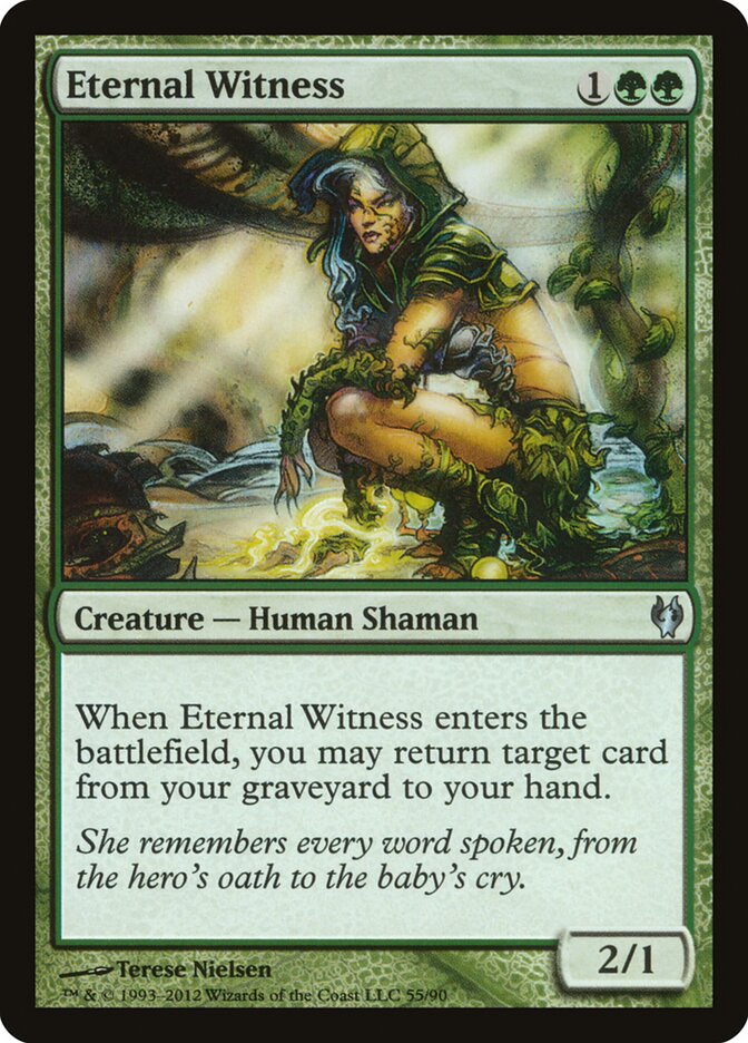 Eternal Witness — Duel Decks: Izzet vs. Golgari 55/90