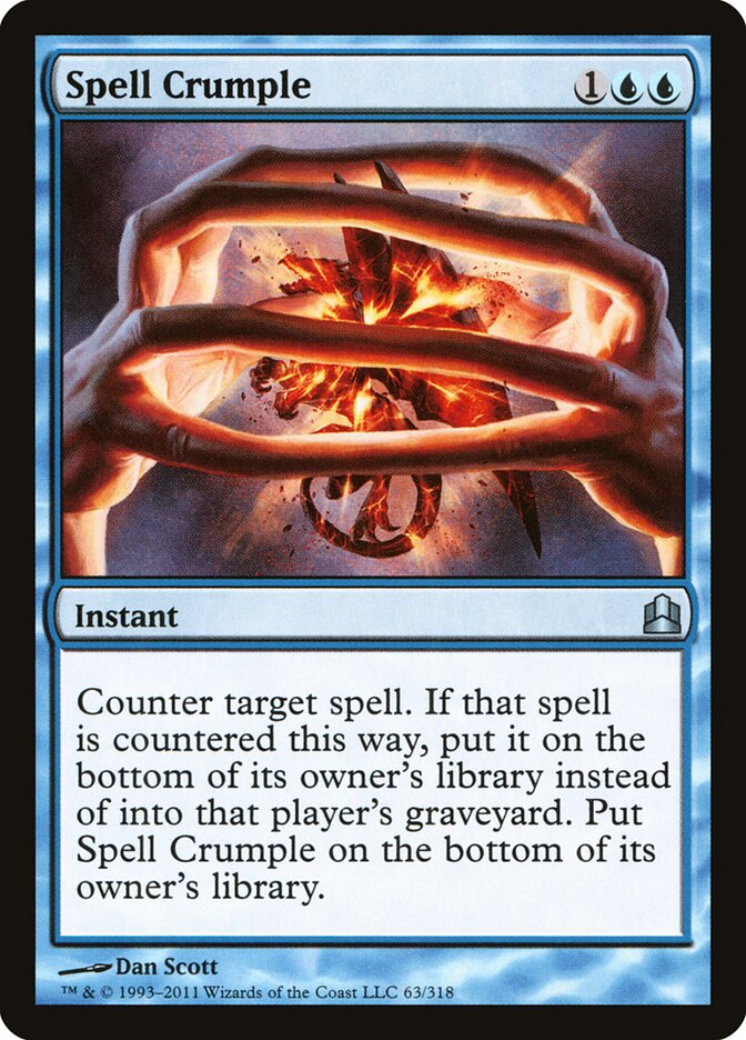 Spell Crumple — Commander 2011 63/318