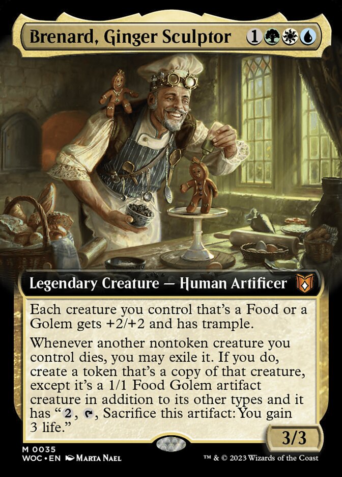 Brenard, Ginger Sculptor — Wilds of Eldraine Commander 35/173