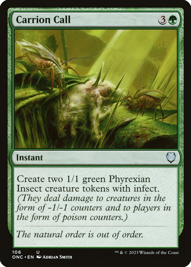 Carrion Call — Phyrexia: All Will Be One Commander 106/174