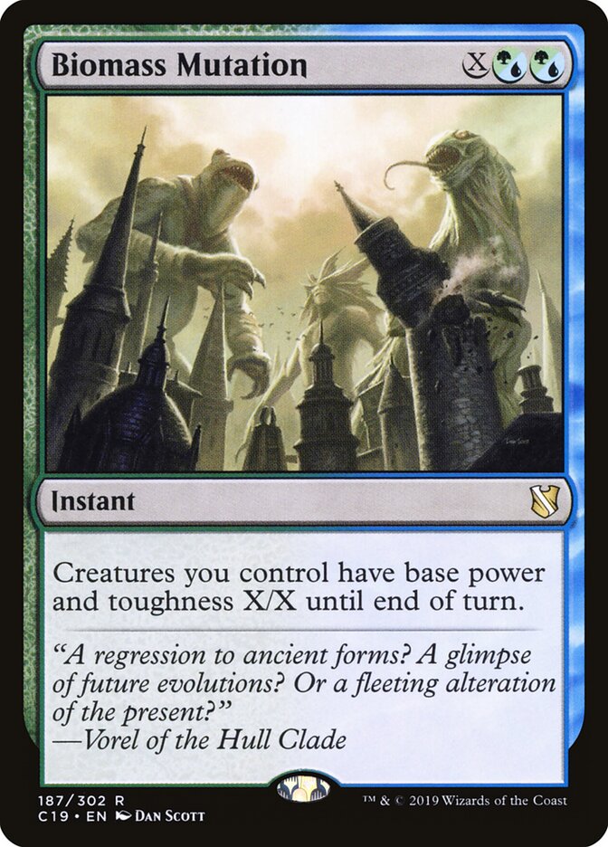Biomass Mutation — Commander 2019 187/302