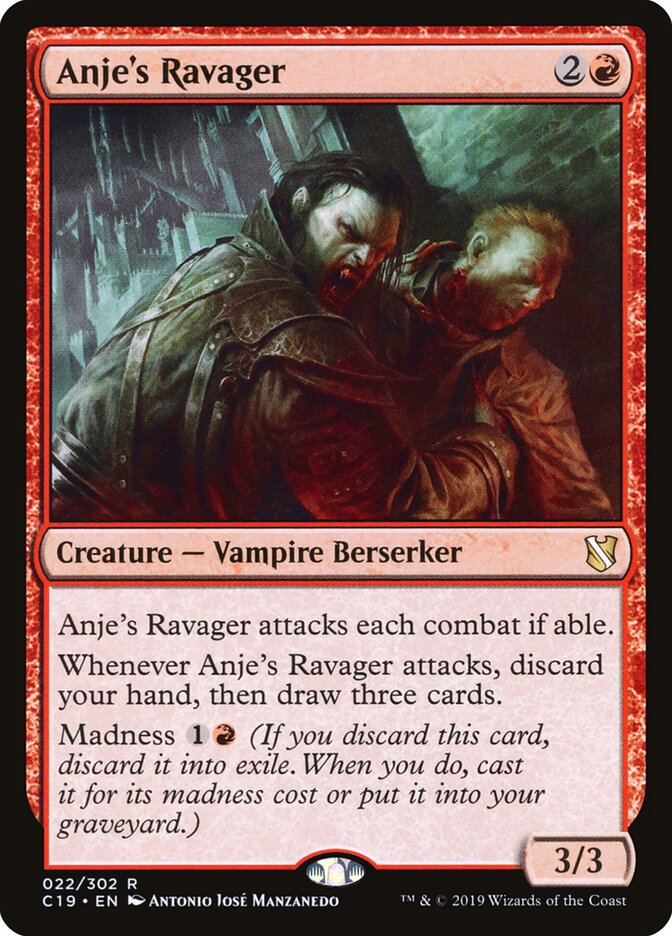 Anje's Ravager — Commander 2019 22/302
