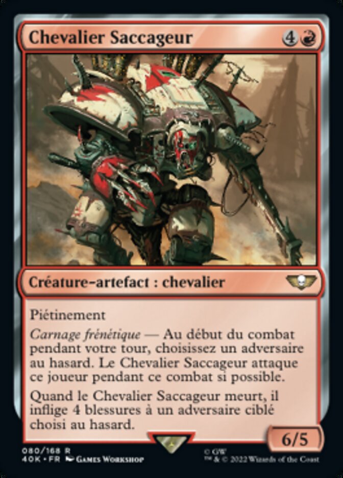 Chevalier Saccageur — Warhammer 40,000 Commander 80/617