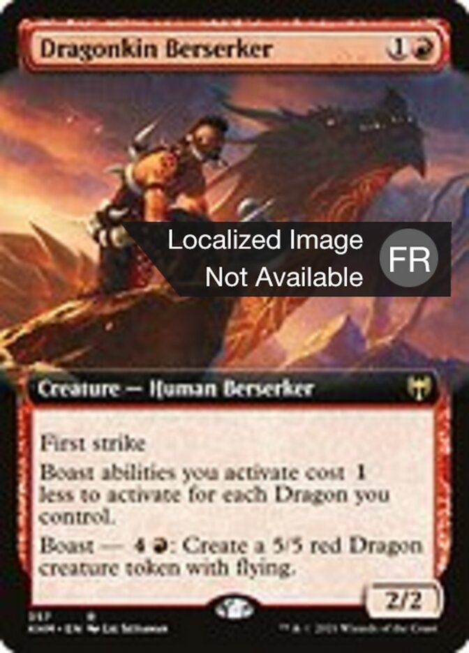 Berserker sangdragon — Kaldheim 357/425