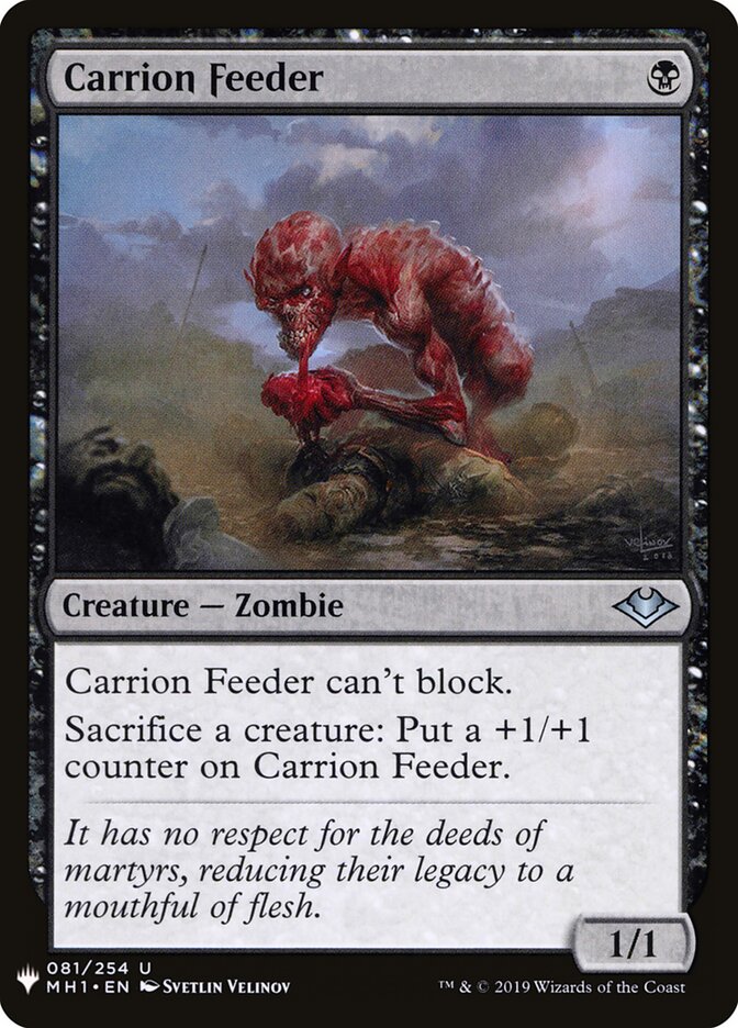 Carrion Feeder — The List MH1-81/5581