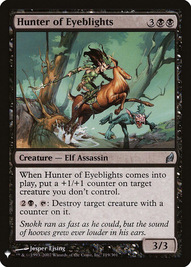 Hunter of Eyeblights — The List LRW-119/5581