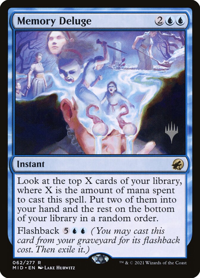 Memory Deluge — Innistrad: Midnight Hunt Promos 62p/155