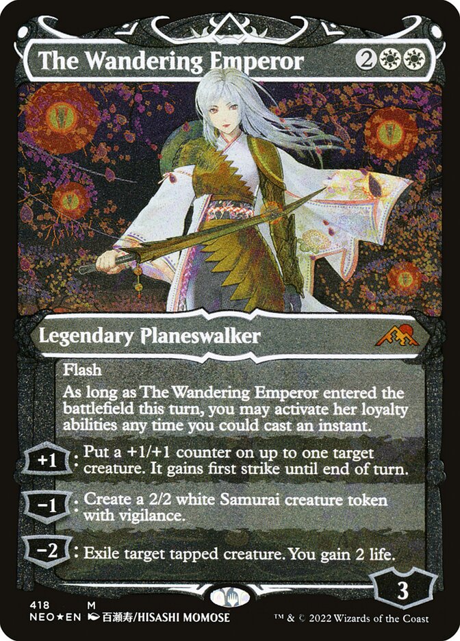 The Wandering Emperor — Kamigawa: Neon Dynasty 418/531
