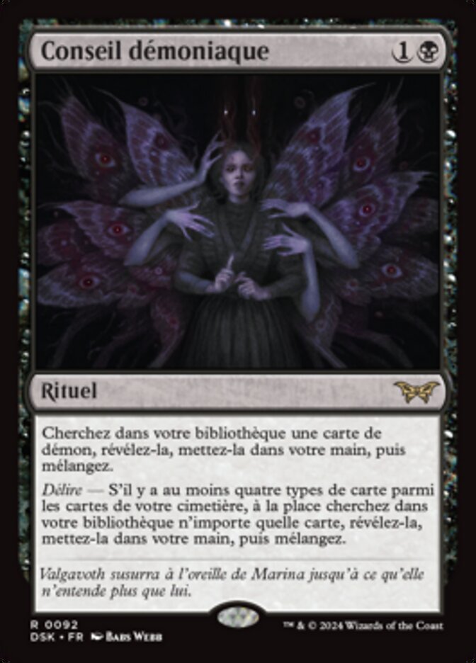 Conseil démoniaque — Duskmourn: House of Horror 92/419