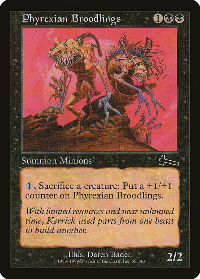 Phyrexian Broodlings — Urza's Legacy 58/143