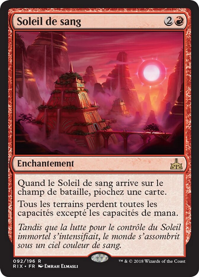 Soleil de sang — Rivals of Ixalan 92/205