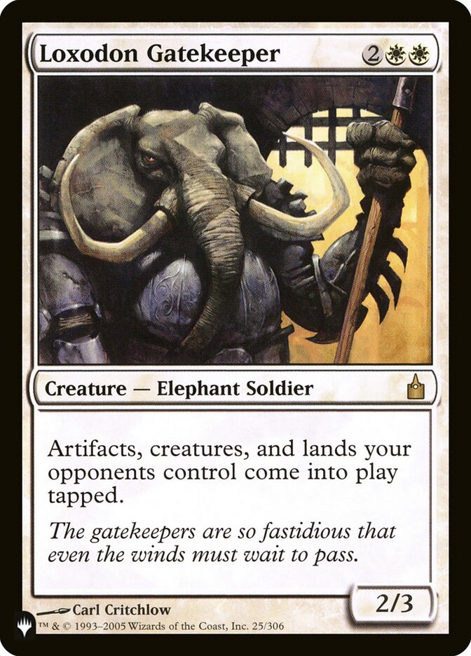 Loxodon Gatekeeper — The List RAV-25/5581