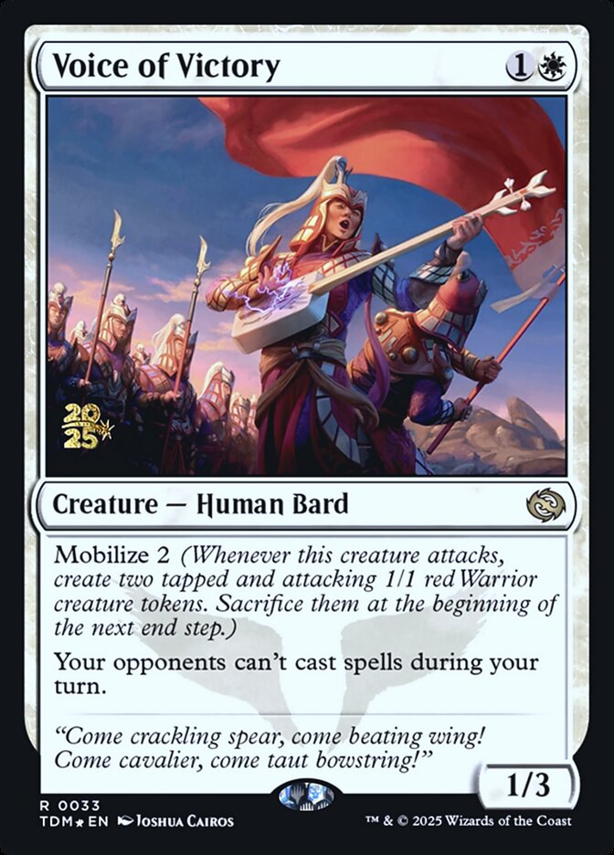 Voice of Victory — Tarkir: Dragonstorm Promos 33s/160