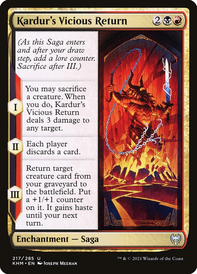Kardur's Vicious Return — Kaldheim 217/425