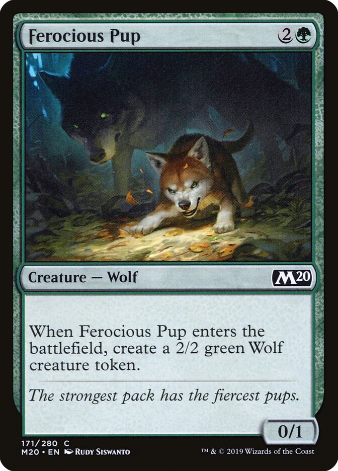 Ferocious Pup — Core Set 2020 171/345