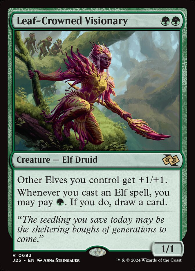 Leaf-Crowned Visionary — Foundations Jumpstart 683/779