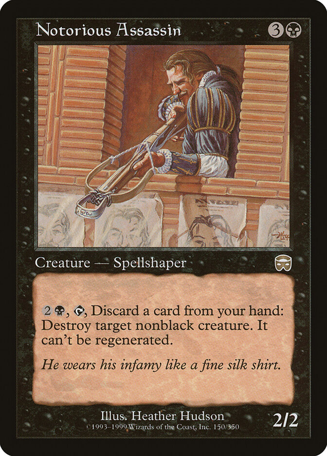 Notorious Assassin — Mercadian Masques 150/350