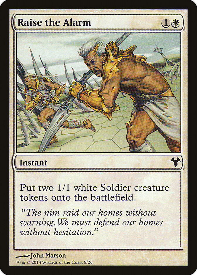 Raise the Alarm — Modern Event Deck 2014 8/26