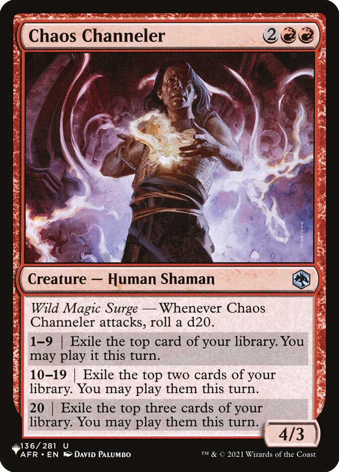 Chaos Channeler — The List AFR-136/5581