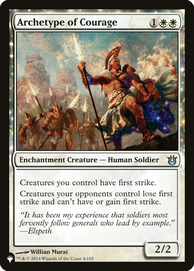 Archetype of Courage — The List BNG-4/5581