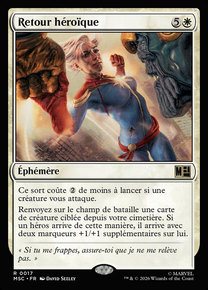 Retour héroïque — Marvel Super Heroes Commander 17/866