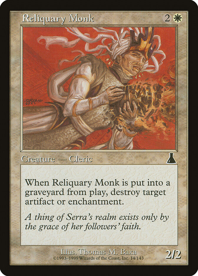 Reliquary Monk — Urza's Destiny 14/143