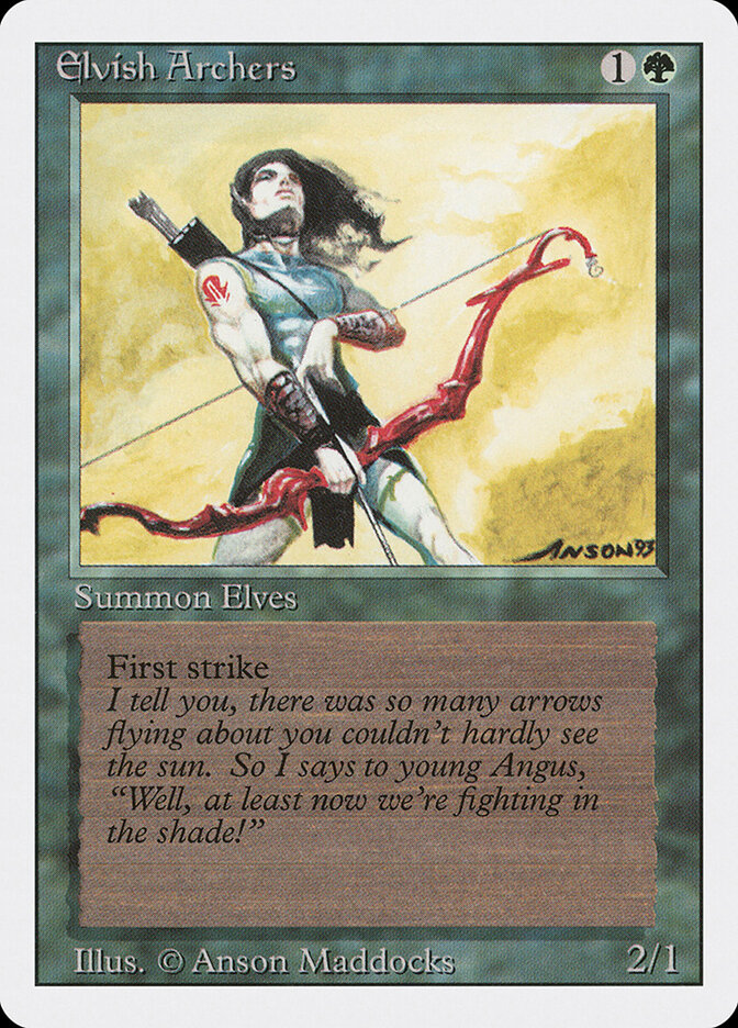 Elvish Archers — Revised Edition 193/306