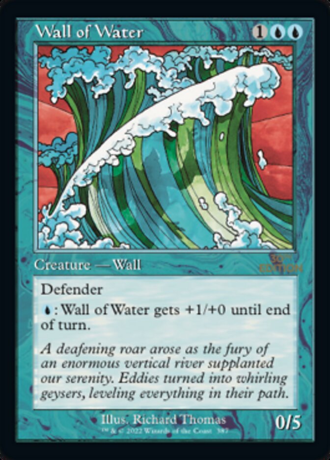 Wall of Water — 30th Anniversary Edition 387/594