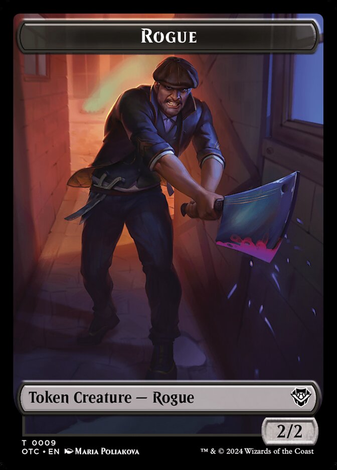 Rogue — Outlaws of Thunder Junction Commander Tokens 9/41