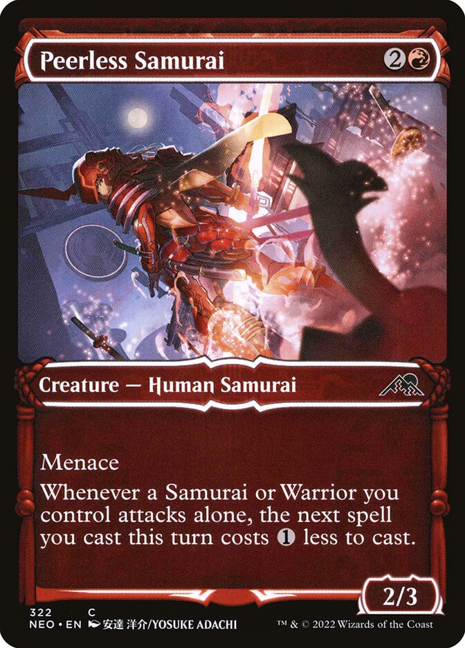 Peerless Samurai — Kamigawa: Neon Dynasty 322/531