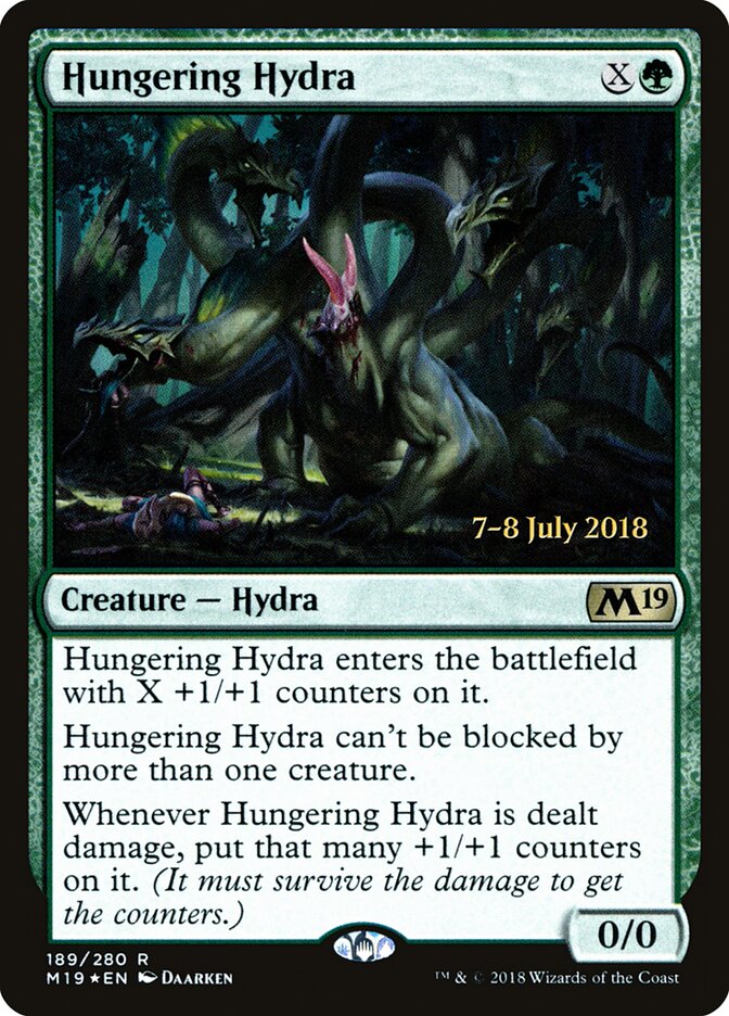 Hungering Hydra — Core Set 2019 Promos 189s/95