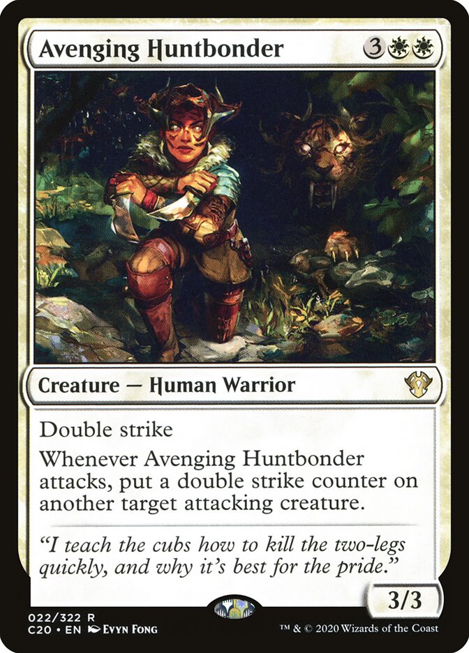 Avenging Huntbonder — Commander 2020 22/322