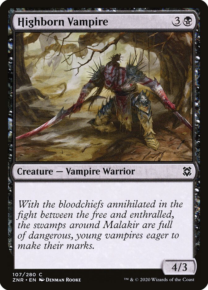 Highborn Vampire — Zendikar Rising 107/406