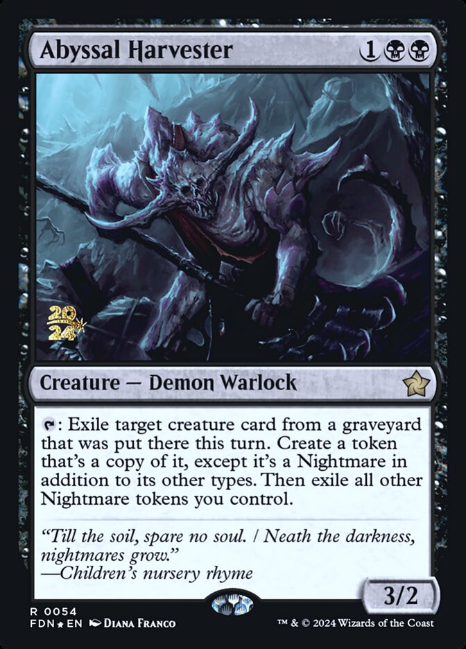 Abyssal Harvester — Foundations Promos 54s/106