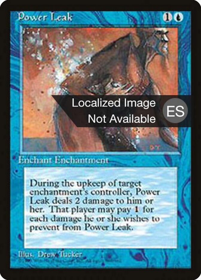 Power Leak — Fourth Edition Foreign Black Border 92/378