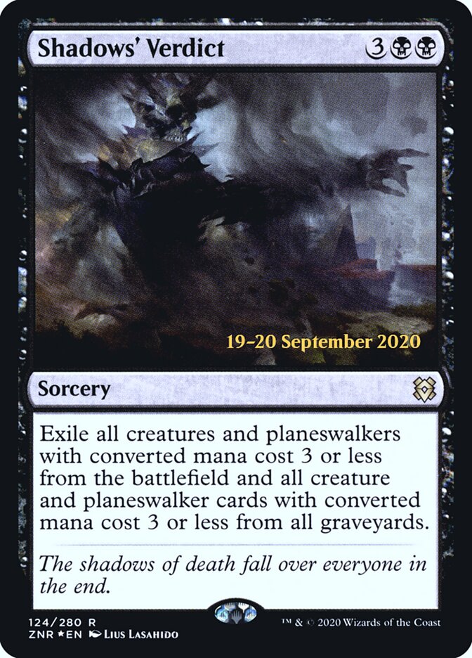 Shadows' Verdict — Zendikar Rising Promos 124s/153