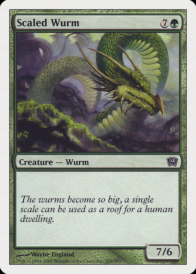 Scaled Wurm — Ninth Edition 269/709
