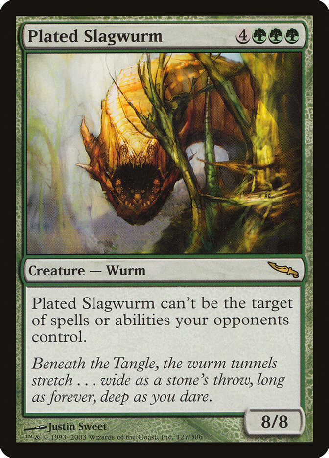 Plated Slagwurm — Mirrodin 127/306