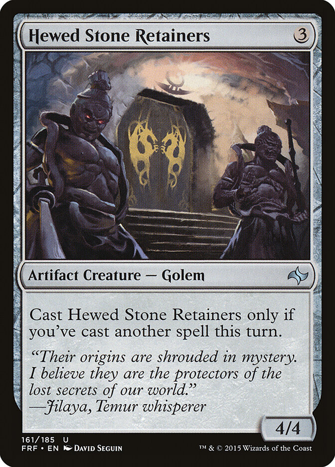 Hewed Stone Retainers — Fate Reforged 161/191