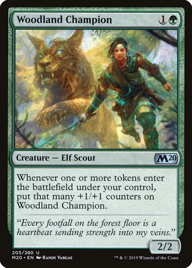 Woodland Champion — Core Set 2020 205/345