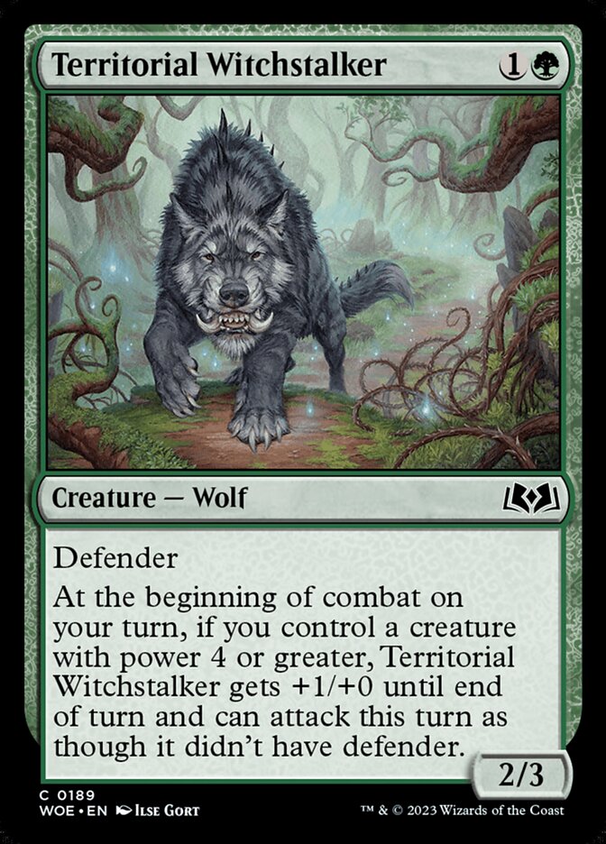 Territorial Witchstalker — Wilds of Eldraine 189/381