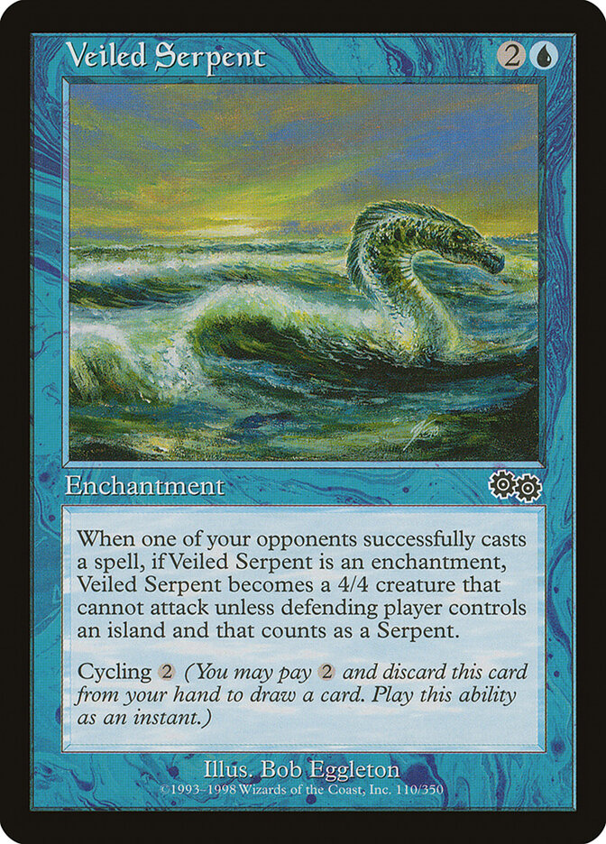 Veiled Serpent — Urza's Saga 110/357
