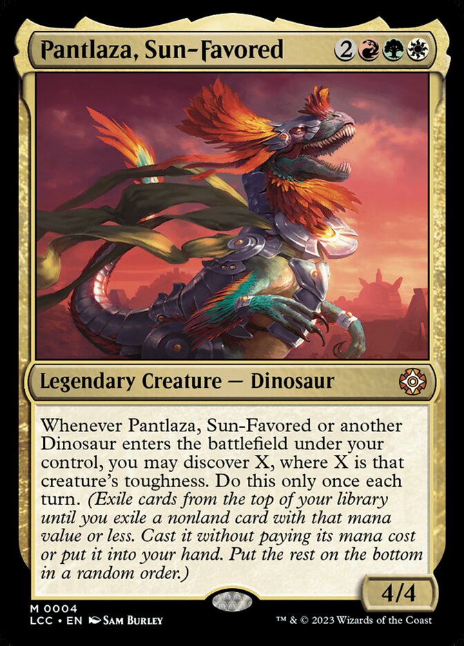 Pantlaza, Sun-Favored — The Lost Caverns of Ixalan Commander 4/370